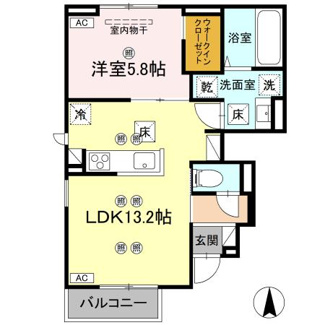 【間取り】 | Vento Lien　A棟