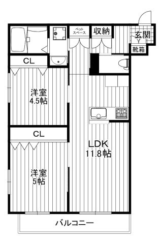 【間取り】 | Maison de BANZAIⅡ