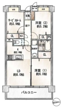 日神パレステージ亀戸第5の間取り