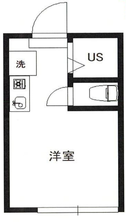 グラード明大前Nの間取り