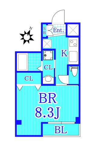 リベル横浜の間取り