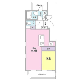 【間取り】 | ＭＡＲＩ’Ｓ　Ａｐａｒｔｍｅｎｔ | 間取りです。