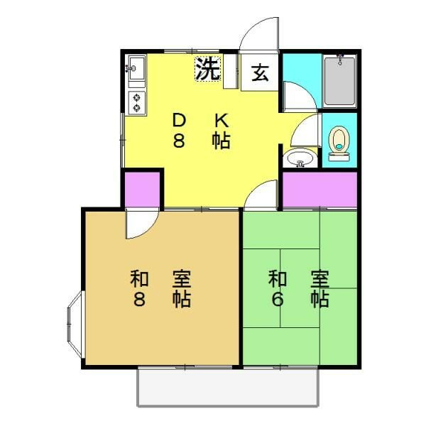 ホワイトドミールの間取り