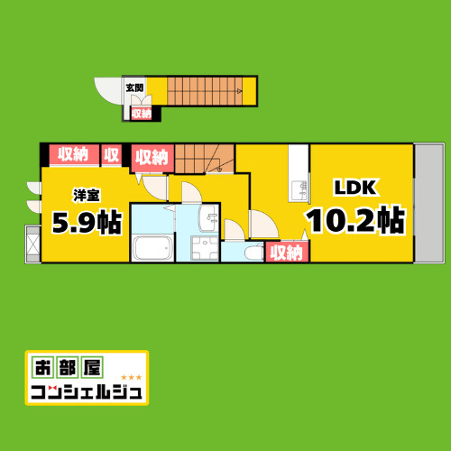 ラパン　ノアールの間取り