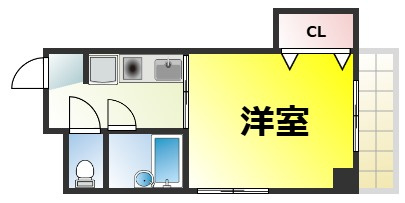 【間取り】 | プランドールキンエー難波 仲介手数料無料