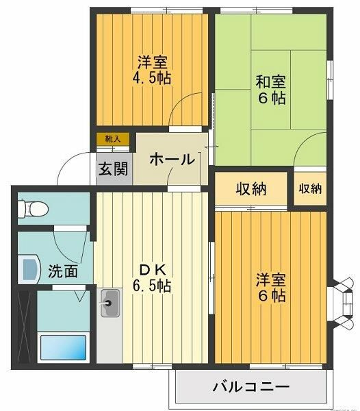 サンレイクコグレの間取り