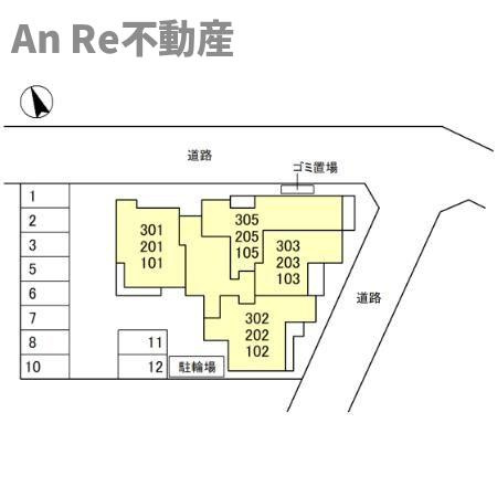 レインボーグローヴ　Ⅱの区画図