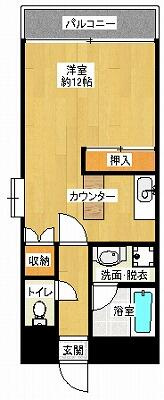 【間取り】 | ハイツＫ＆Ｒ