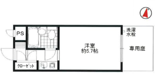 ビシック西進の間取り