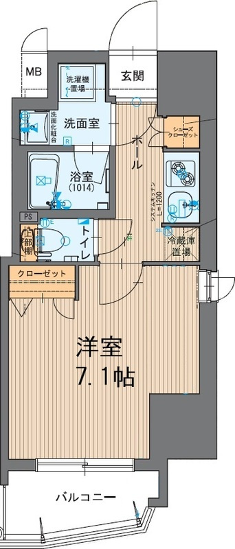 W-STYLE大阪天満宮の間取り