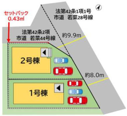 北九州市八幡西区若葉２丁目の新築一戸建の間取り