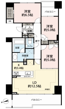 シティテラス目白の間取り