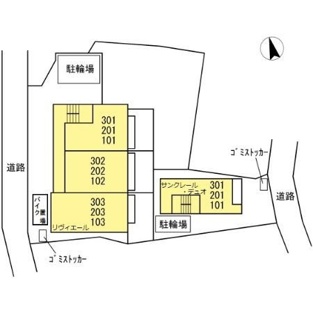 リヴィエール/サンクレール・デュオ　リヴィエールの区画図