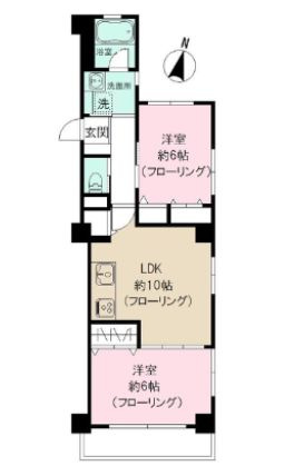 コンフォートタカシマの間取り