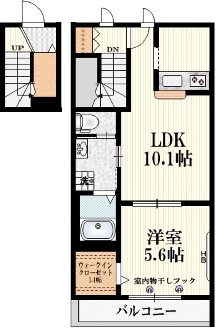 Ｒｕｂａｎ　Ｏｇｉｋｕｂｏの間取り|★ウォークインクローゼット付★