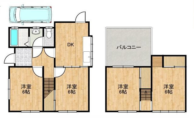 新在家戸建ての間取り