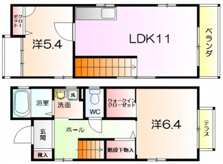 【間取り】 | パルモ二条通イースト