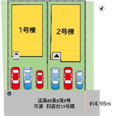北九州市八幡西区日吉台１丁目の新築一戸建の間取り