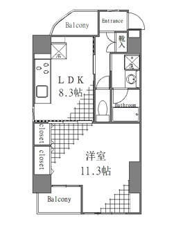 【間取り】 | CASSIA錦糸町South Court