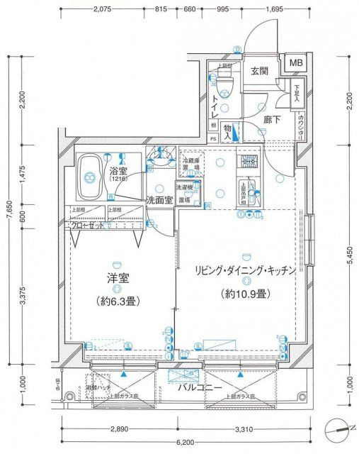 ジェネラルアパートメント常盤台の間取り