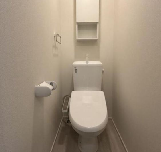 エンブレムコートのトイレ|落ち着いた色調のトイレです