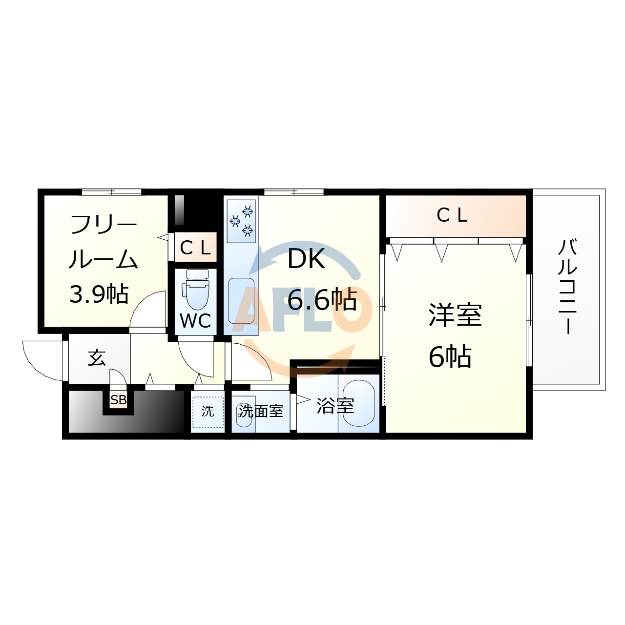 ユニハイム松屋町の間取り|ユニハイム松屋町　間取り