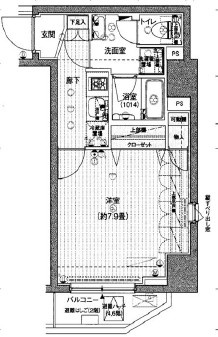 プレール・ドゥーク浅草の間取り