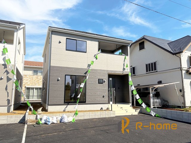 古河市新久田第1　新築戸建て　2号棟の外観|ご予約を頂ければ、『平日』はもちろん『早朝』や『夜間』もご見学可能です♪お気軽にお申し付けください♪