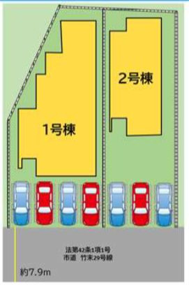 北九州市八幡西区竹末２丁目の新築一戸建の間取り
