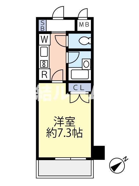 板橋区東新町１丁目の賃貸マンションの間取り