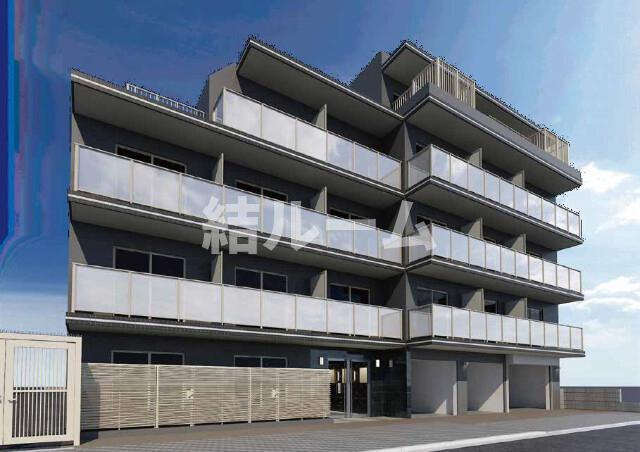 板橋区三園１丁目の賃貸マンションの外観パース