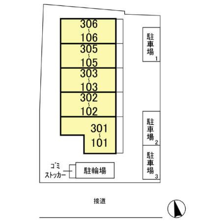【区画図】 | コンフォールえのき