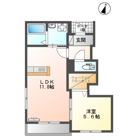 【間取り】 | クレシア清田Ⅱ | 現況優先となります。現地にて間取り・仕様等をお確かめ下さい。