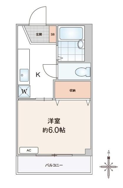 南向きにつき陽当り良好