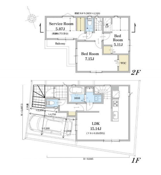 プラザ042②　新築一戸建て　02の間取り|【全2棟・2号棟】プラザ042②　新築一戸建て　02・2LDK+S・土地面積79.27m2・建物面積76.58m2