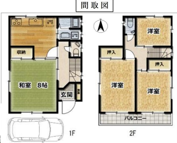 江戸川区北小岩２丁目の旅館の間取り