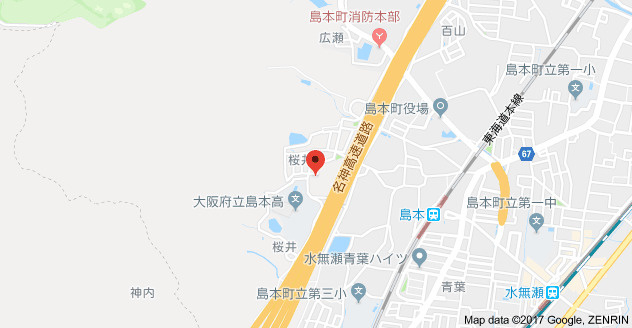 サンリットハウス桜井台の地図