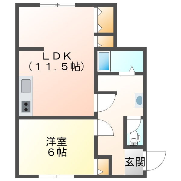 サンライフFUJIの間取り