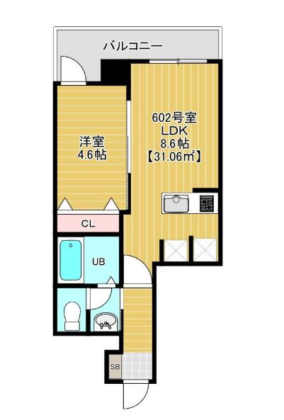金太郎ヒルズ３７２　の間取り