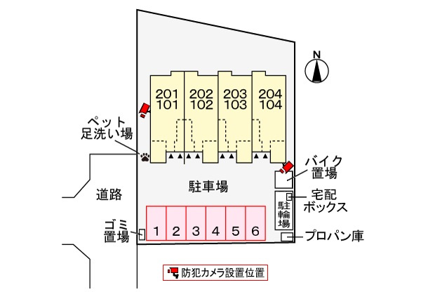 ベルデの区画図