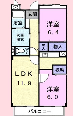 メイプルガーデンの間取り