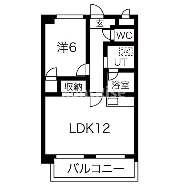 パークヒルズ壱番館の間取り