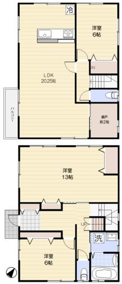 【間取り】 | 相模原市中央区共和戸建(サガミハラシチュウオウクキョウワコダテ)
