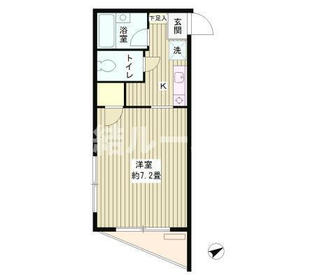 豊島区南池袋１丁目の賃貸マンションの間取り
