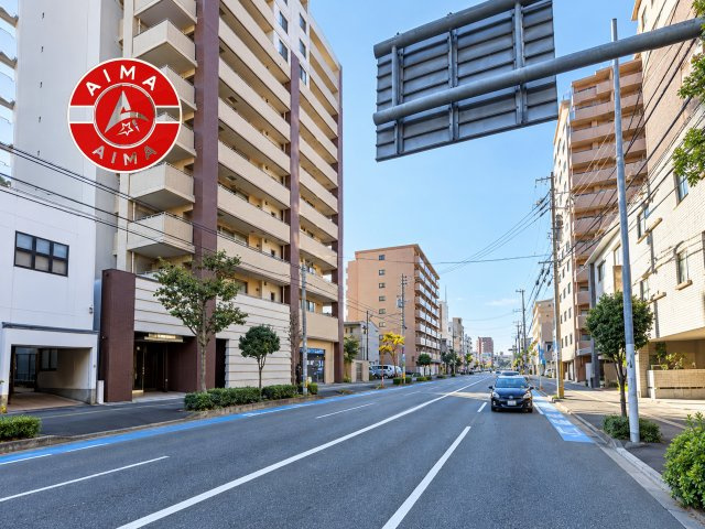 N・ヒューマインド高宮イクシアの現況写真|前面道路含む現地の写真です。