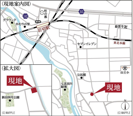 多賀城市新田Ⅳの地図