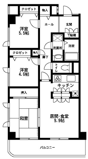 ルミエール六甲の間取り