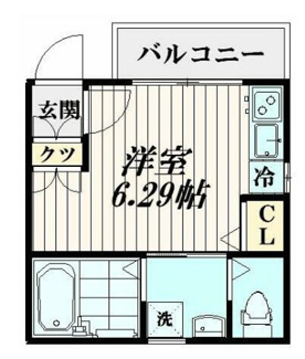 【間取り】 | ＴＫハウゼ平和島 | 間取りです。