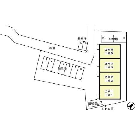 ローズコートＳＵＧＩＹＡＭＡの区画図