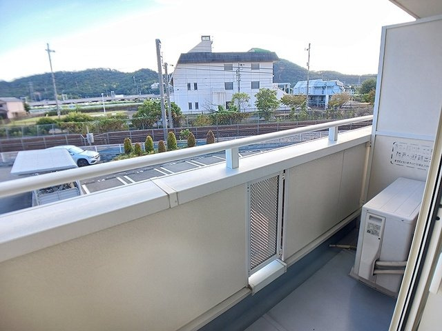 ラフレシールＨのバルコニー